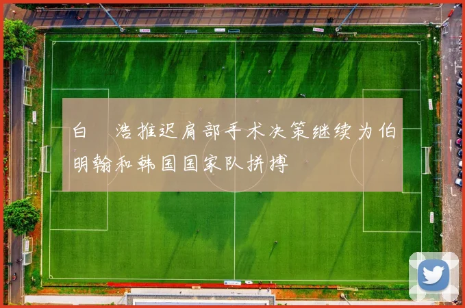 白昇浩推迟肩部手术决策继续为伯明翰和韩国国家队拼搏